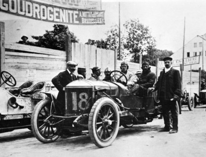 Minerva, Lord Brabazon during 1907 Circuit des Ardennes. Creator: Unknown.