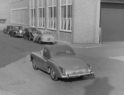 1955 Daimler Conquest Roadster by Hooper used in Norman Wisdom film "Up in the World". Creator: Unknown.