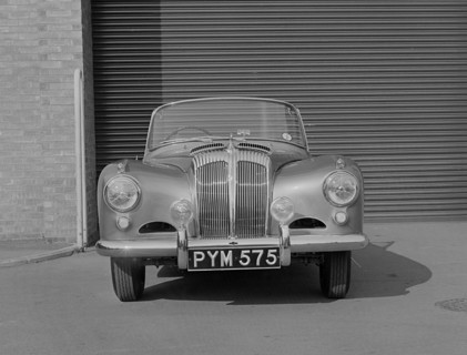 1955 Daimler Conquest Roadster by Hooper used in Norman Wisdom film "Up in the World". Creator: Unknown.