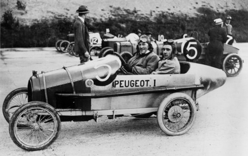 1920 Peugeot Bebe at Brooklands. Creator: Unknown.
