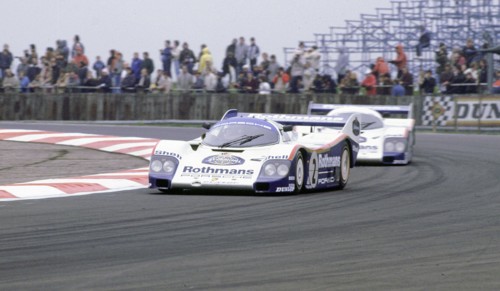 1984 Porsche 962C, Derek Bell/Hans Stuck, Silverstone 1984. Creator: Unknown.