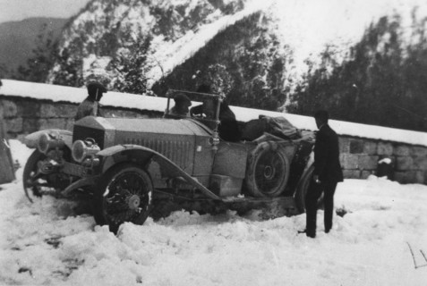 1913 Rolls - Royce Alpine Eagle on Alpine trials in Austra. Creator: Unknown.