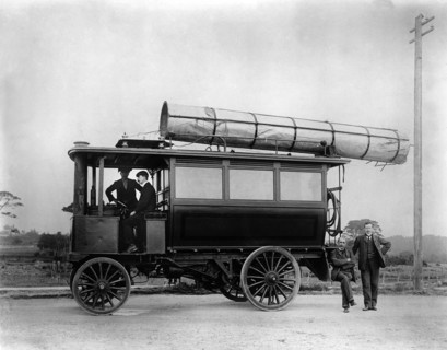 1901 Thornycroft steam bus, used by Marconi. Creator: Unknown.