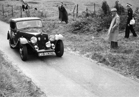 1934 Skinner Special at B.A.R.C. Brunton Hill Climb 1952. Creator: Unknown.