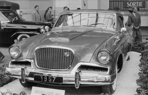 1957 Studebaker Golden Hawk. Creator: Unknown.