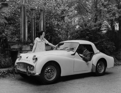 1960 Triumph TR3A (copyright B.M.I.H.T.). Creator: Unknown.