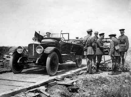 1916 Vauxhall D type staff car. Creator: Unknown.