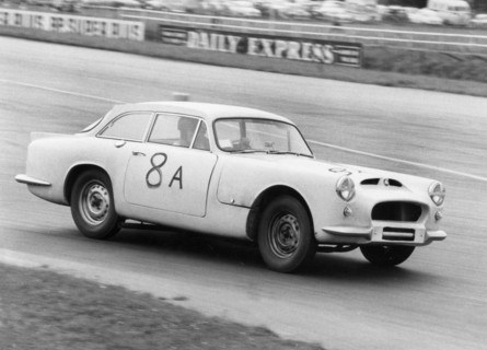 Warwick GT, S.Hill at Silverstone 1961. Creator: Unknown.