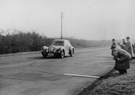 Healey Elliott on test in Italy 1946. Creator: Unknown.