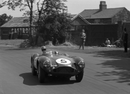 Aston Martin DB3S, Reg Parnell, Aintree 1955. Creator: Unknown.