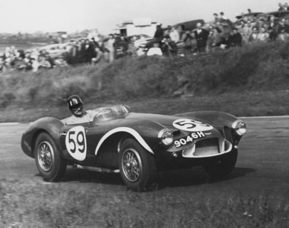 Aston Martin DB3S, Graham Hill, Brands Hatch 1957. Creator: Unknown.