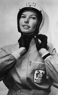 Janet Guthrie racing driver. Creator: Unknown.