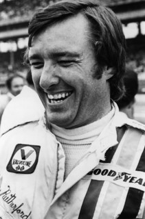 Johnnny Rutherford racing driver at Indianapolis 500. Creator: Unknown.