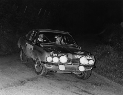 Vauxhall Firenza, Barrie Williams on Peak Revs Rally 1972. Creator: Unknown.