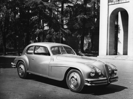 1950 Alfa Romeo 6C 2500 by Touring. Creator: Unknown.