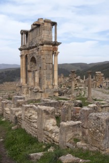 Algeria, Djemila, Caracalla Arch