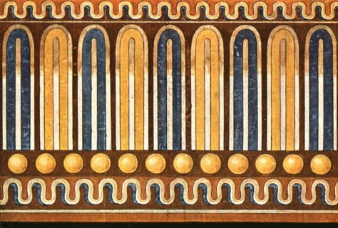 Frieze from the François Tomb (Tomba François) at Vulci, Italy, (1928).  Creator: Unknown.