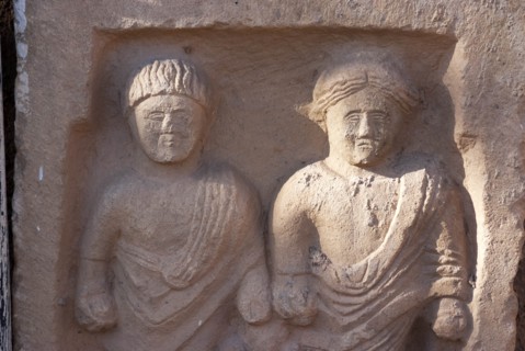 Algeria, Lambaesis, tombstones