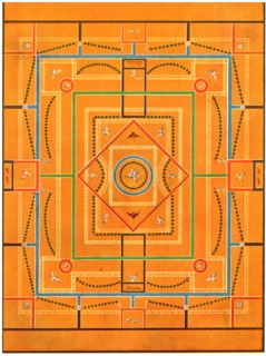 Ceiling decoration, Pompeii, Italy, (1928).  Creator: Unknown.
