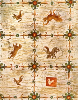 Ceiling decoration in Nero's Domus Aurea, Rome, Italy, (1928). Creator: Unknown.