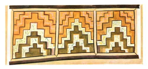 Wall decoration in the Stylos Monastery, Turkey, (1928). Creator: Unknown.