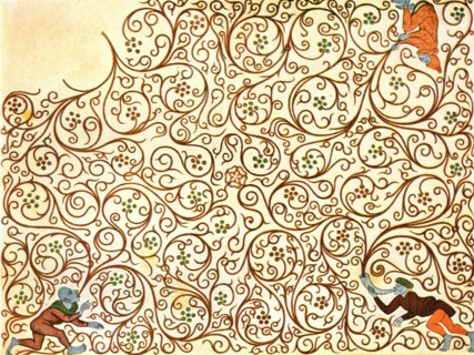 Decoration in Solna Church, near Stockholm, Sweden, (1928). Creator: Unknown.