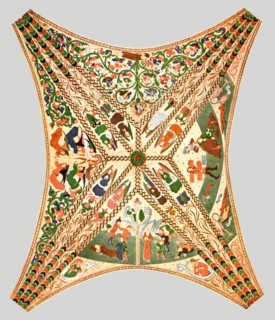 Ceiling decoration in Floda Church, Flodafors, Södermanland County, Sweden, (1928). Creator: Unknown.