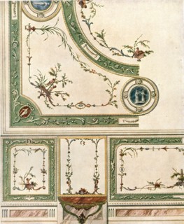 Design for ceiling decoration, Italy, (1928). Creator: Unknown.