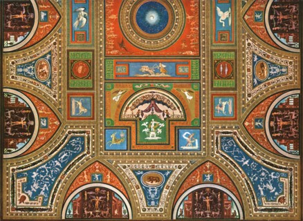 Decoration in the Borgia Apartments, Apostolic Palace, the Vatican, Rome, Italy, (1928). Creator: Unknown.