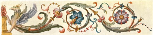 Foliage border design, Germany, (1928). Creator: Unknown.