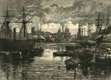'Hull, from the Docks', 1898. Creator: Unknown.