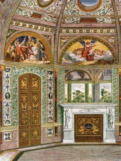 Decoration in the Octagon (Garden Pavilion) in Buckingham Palace, London, (1928). Creator: Unknown.