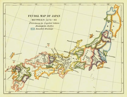 Feudal Map of Japan between 1573 -83', (1903). Creator: Unknown.