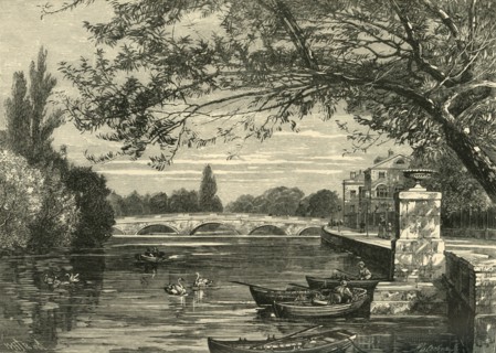 'Bridge Over the Ouse, Bedford', 1898. Creator: Unknown.