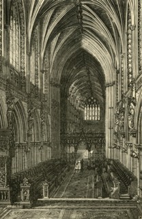 'Lichfield Cathedral (Interior, looking West)', 1898. Creator: Unknown.
