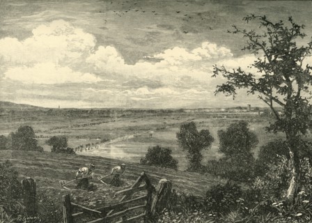 'Sedgemoor, from Middlezoy', 1898. Creator: Unknown.