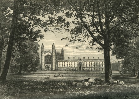 'King's College from "The Backs"', 1898. Creator: Unknown.