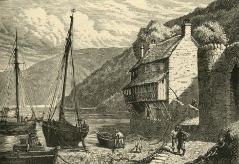 'Glovelly Harbour', 1898. Creator: Unknown.
