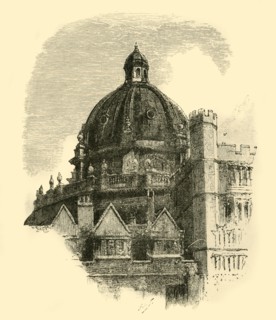 'The Radcliffe Library, from the Quadrangle of Brasenose', 1898. Creator: Unknown.