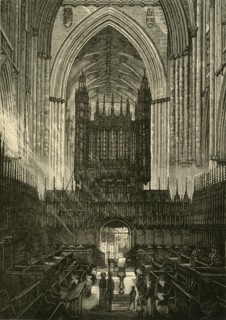 'Choir of York Minster', 1898. Creator: Unknown.