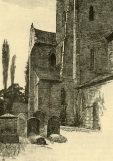 'Abbey Dore Church - Exterior', 1898. Creator: Unknown.