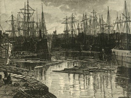 'North Dock, Swansea', 1898. Creator: Unknown.