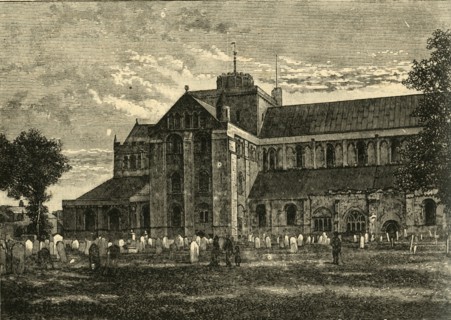 'Romsey Abbey', 1898. Creator: Unknown.