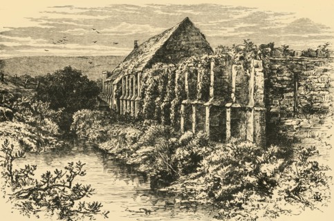 'Ruins of Barn, Abbotsbury Abbey', 1898. Creator: Unknown.
