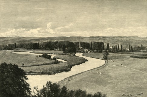 'Great Marlow, from Quarry Woods', 1898. Creator: Unknown.