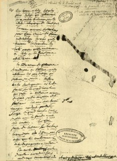 Decree by Napoleon Bonaparte, 23 May 1796, (1921). Creator: Unknown.