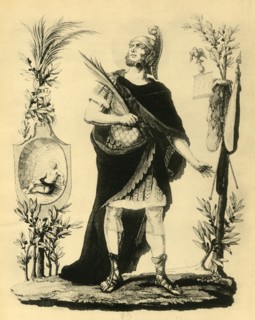 'St. Napoleon Officier Romain, Martyr', early 19th century, (1921). Creator: Unknown.
