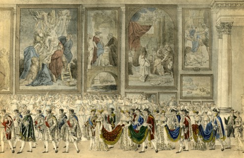 'Cortège nuptial de Napoléon et de Marie Louise d'Autriche', 1810, (1921). Creators: Unknown, Benjamin Zix.