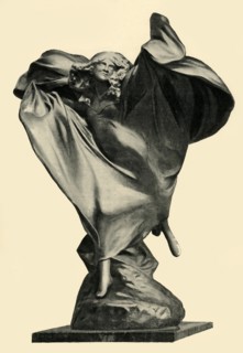 Statue of Loïe Fuller by Théodore Rivière, c1890s, (1903).  Creator: Unknown.