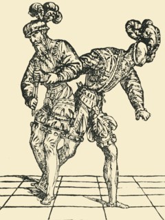 Disarmament against the dagger, c1536, (1903).  Creator: Unknown.